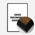 Black Wood Frame