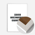 White Wood Frame