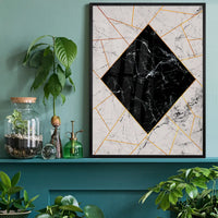 Marble Diamond Print