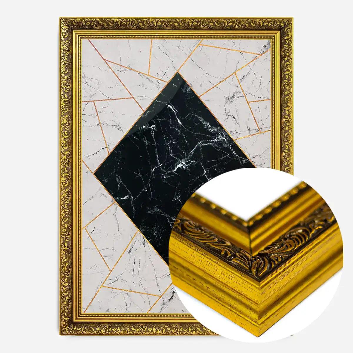 Marble Diamond Print