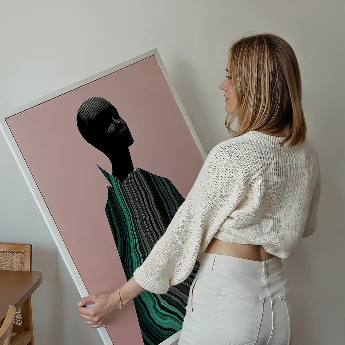 Marble Figure Print