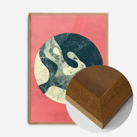 Marble Moon Pink Print