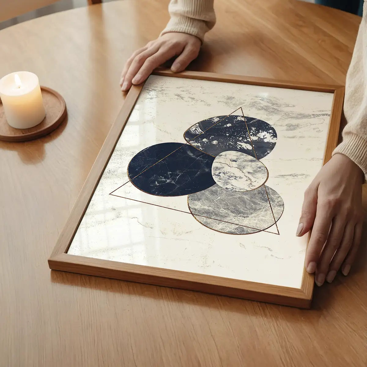 Marble Pebbles Print