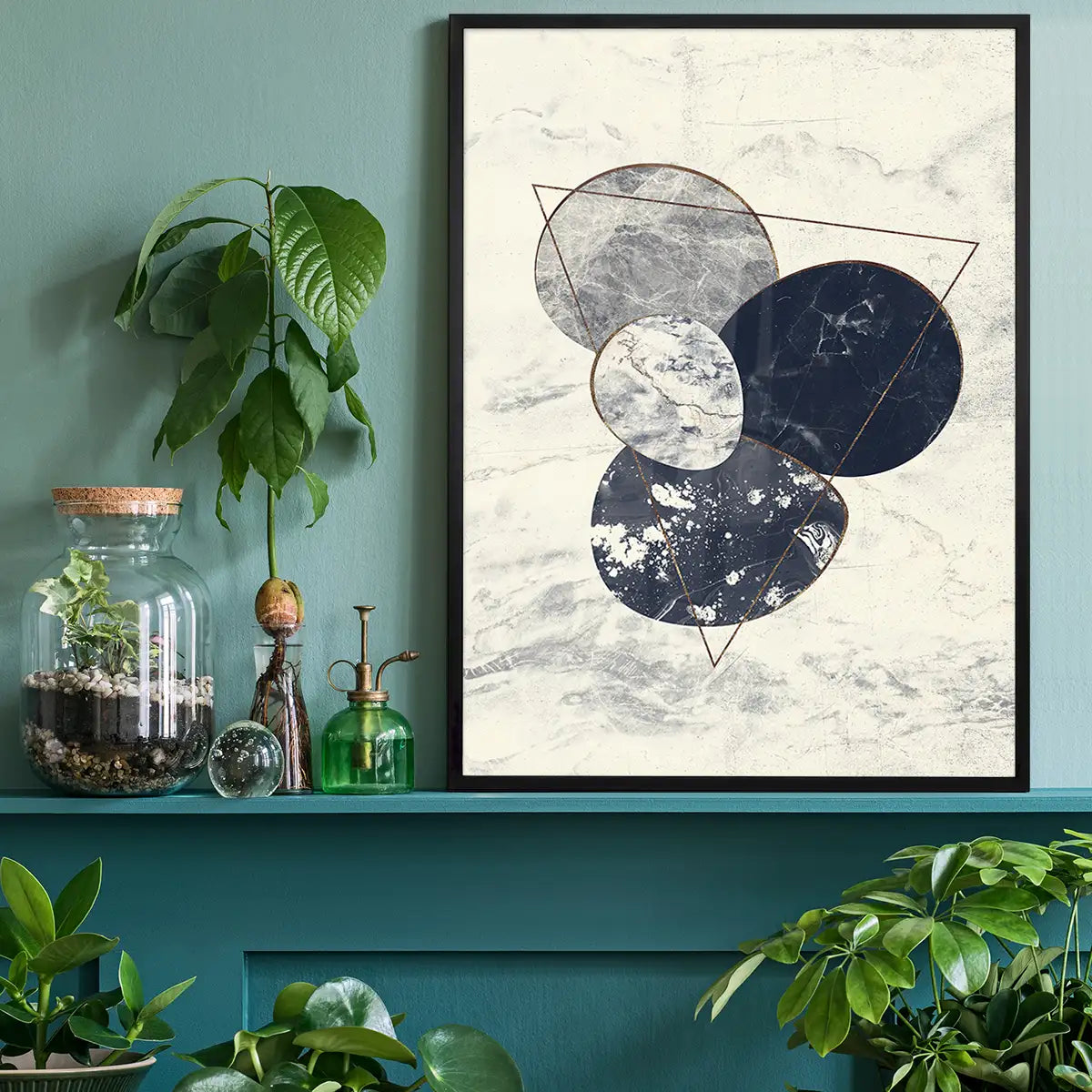 Marble Pebbles Print
