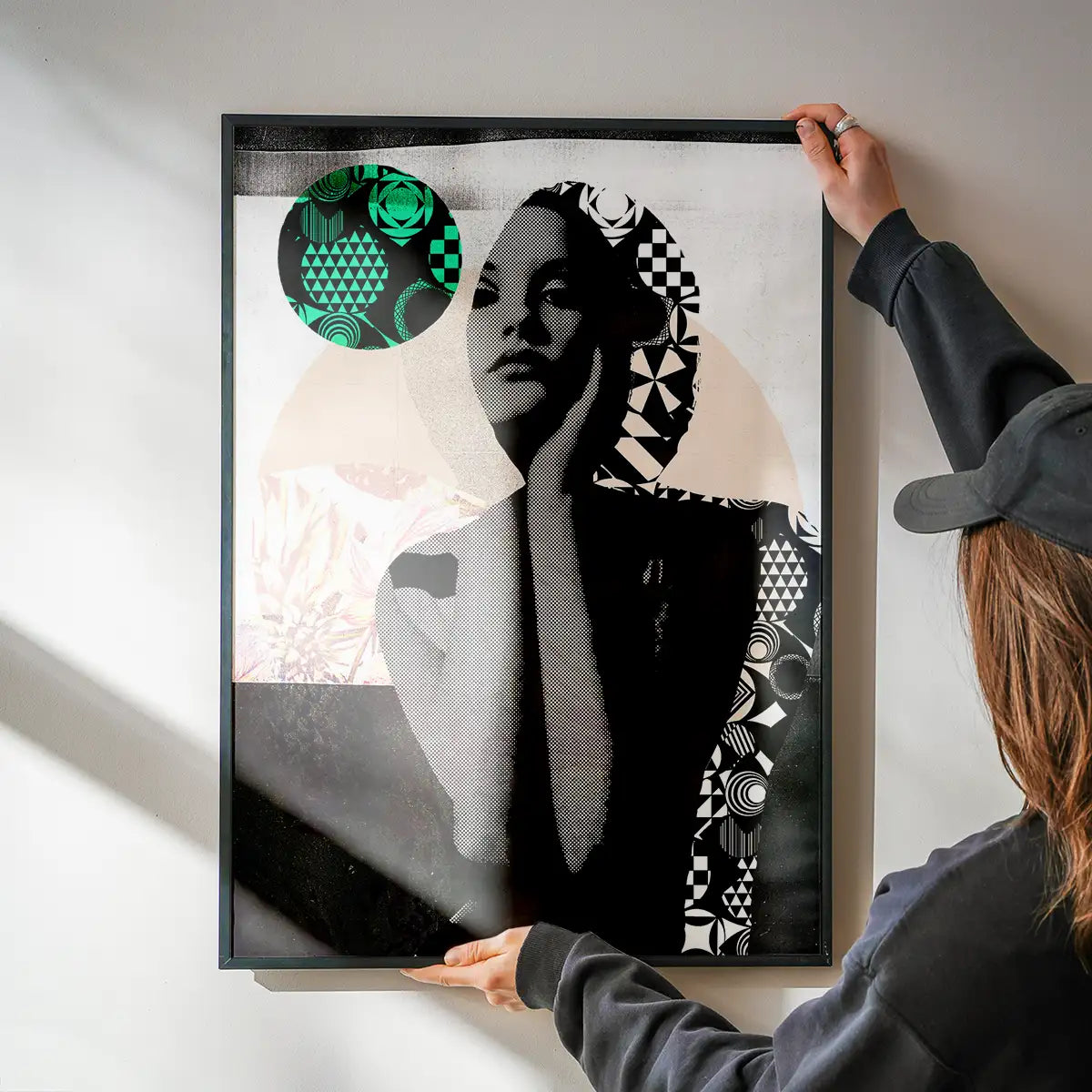 Model 1 Black And White Print