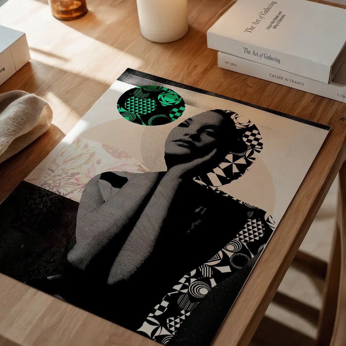 Model 1 Black And White Print