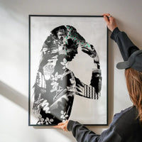 Model 2 Black And White Print