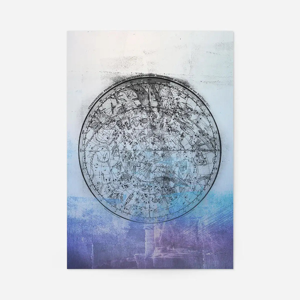 Nautical Map Blend Print