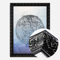 Nautical Map Blue Blend Print
