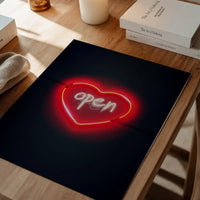 Open Heart Neon Print