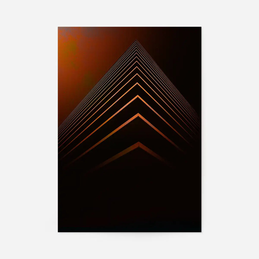 Pyramid Geometric Print