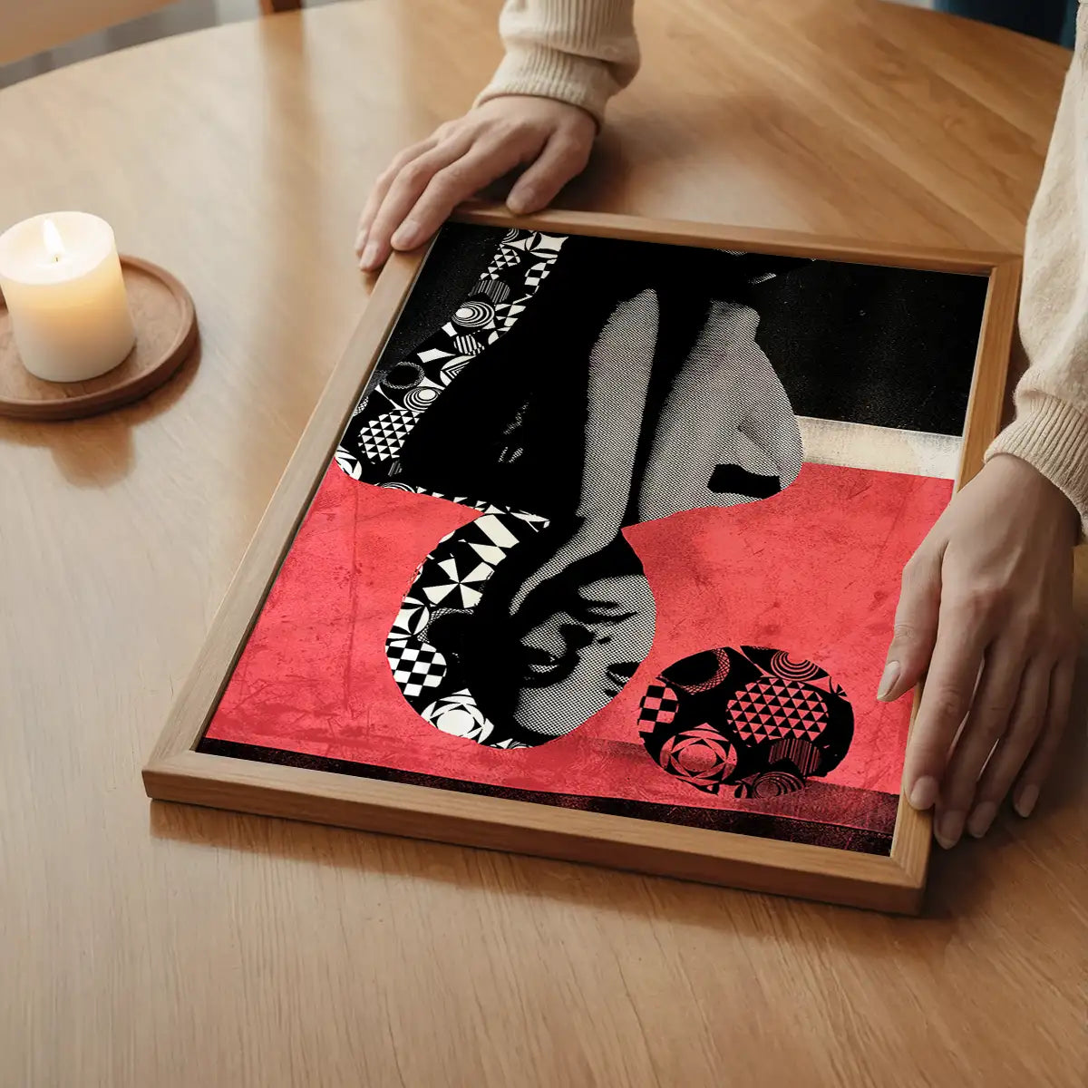 Model 1 Pink Print
