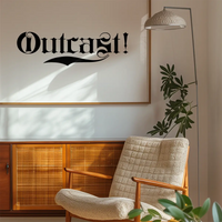 Outcast Typography Print