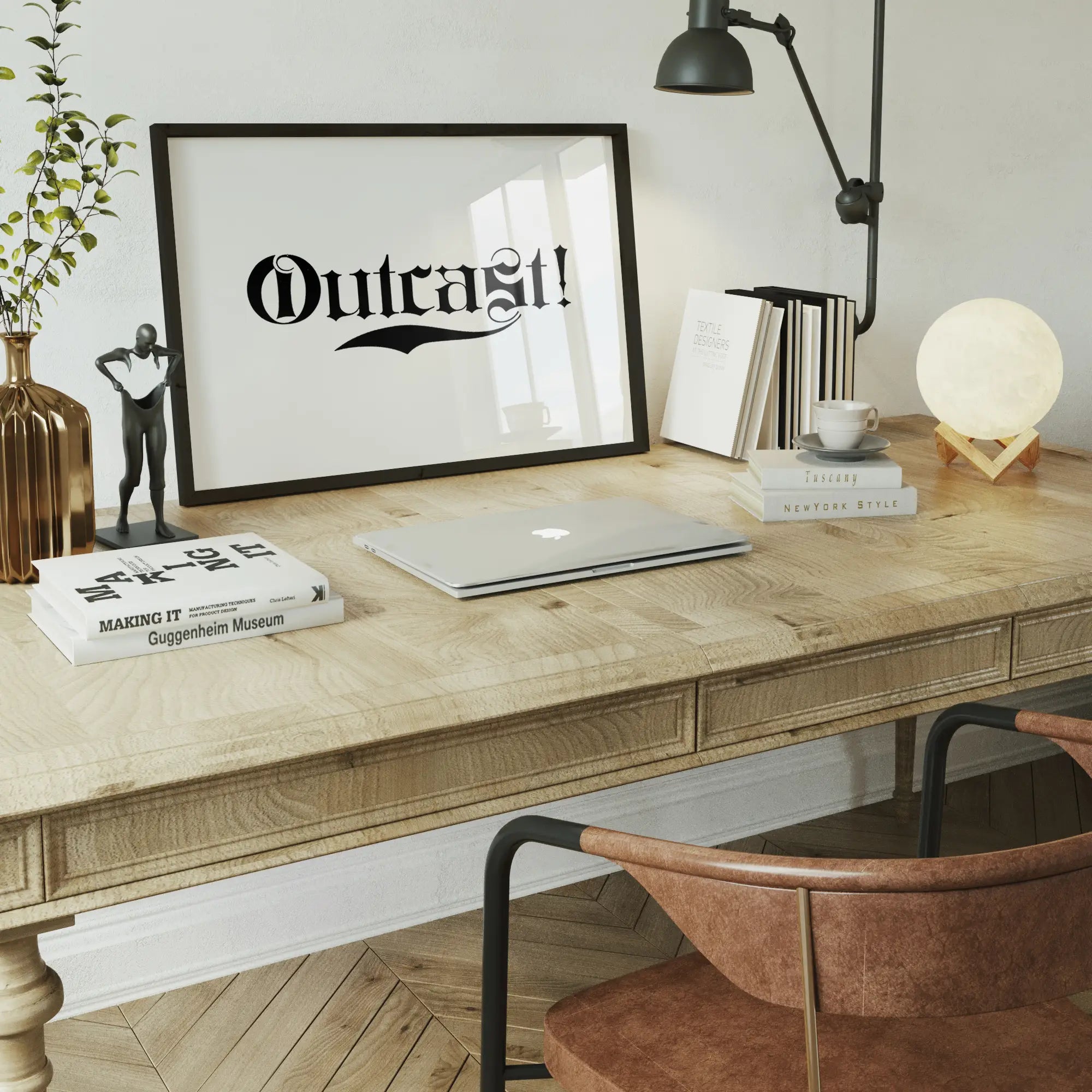 Outcast Typography Print