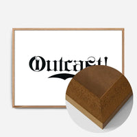 Outcast Typography Print