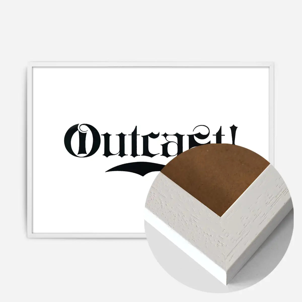 Outcast Typography Print