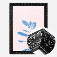 Plant Geometric Pink Blend Print