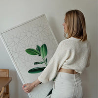 Plant Geometric Print