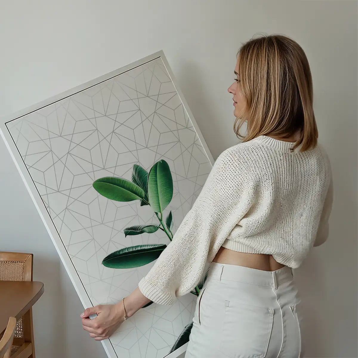 Plant Geometric Print