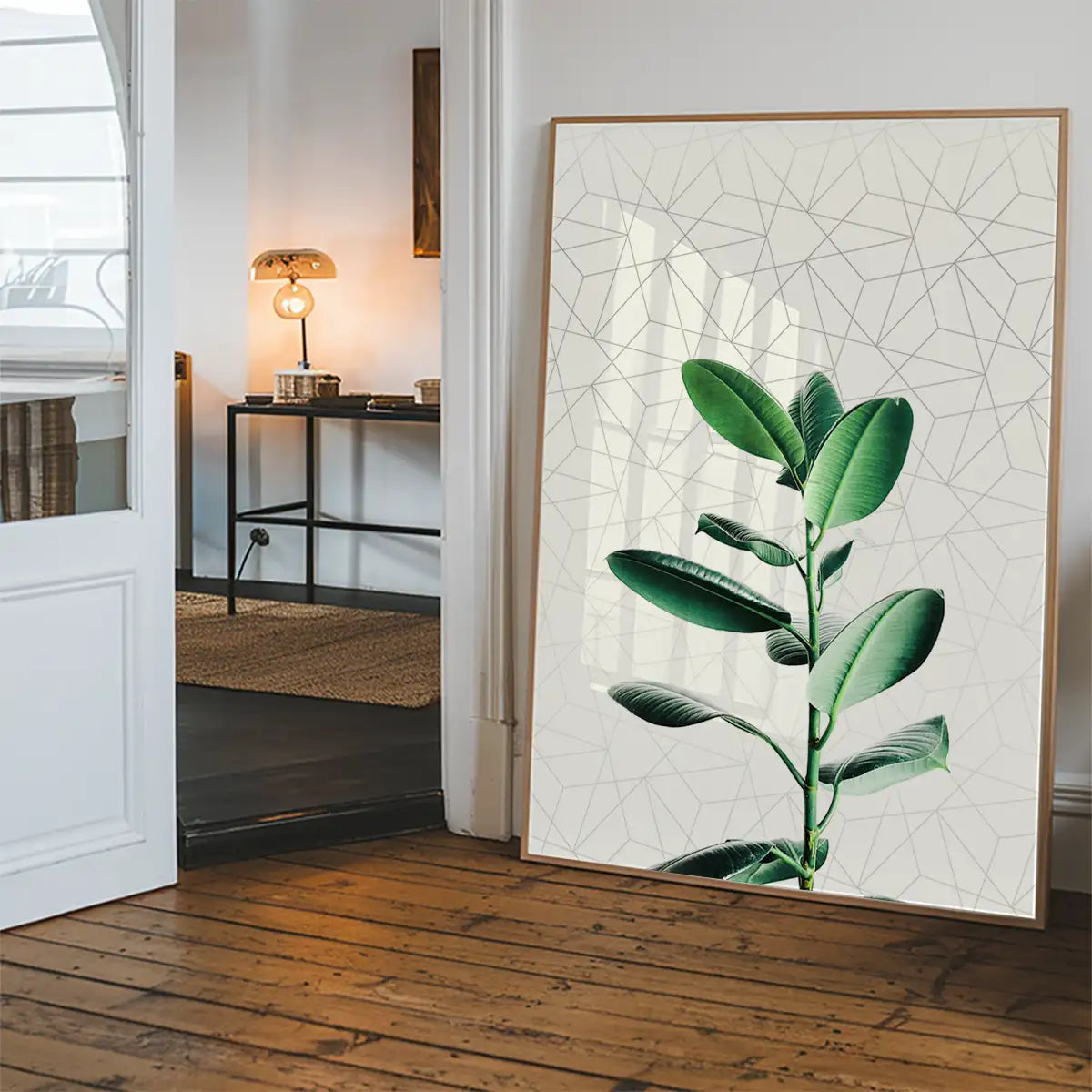 Plant Geometric Print