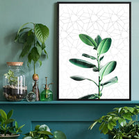 Plant Geometric Print