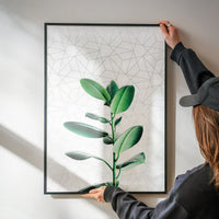 Plant Geometric Print