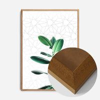 Plant Geometric Print