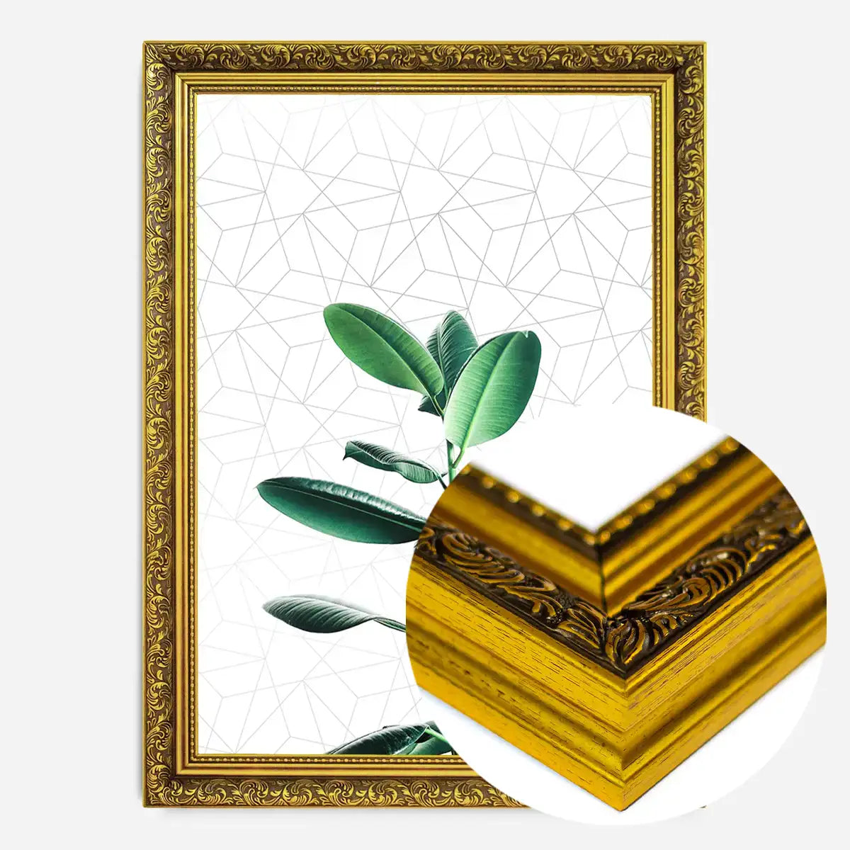 Plant Geometric Print