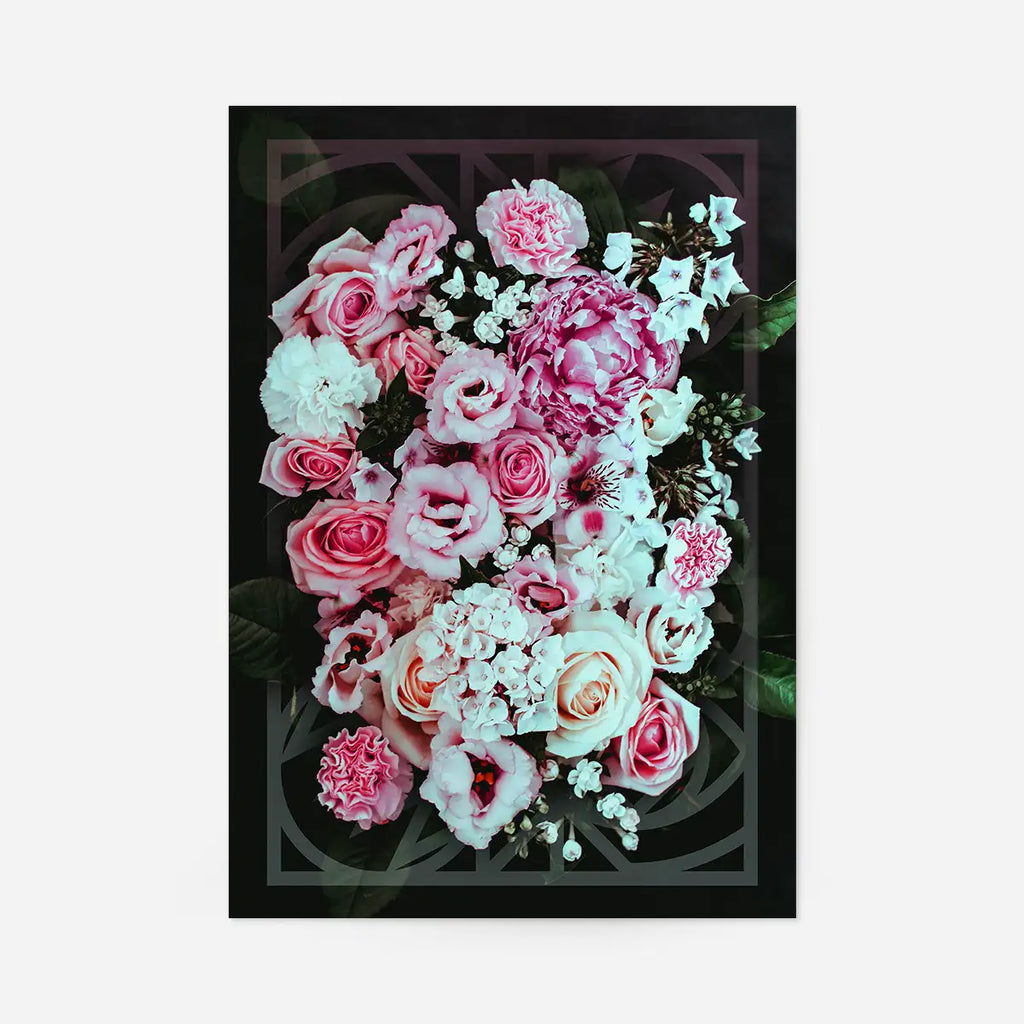 Roses Geometric Print
