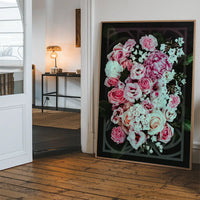 Roses Geometric Print