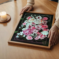 Roses Geometric Print