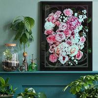 Roses Geometric Print