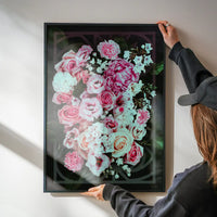 Roses Geometric Print