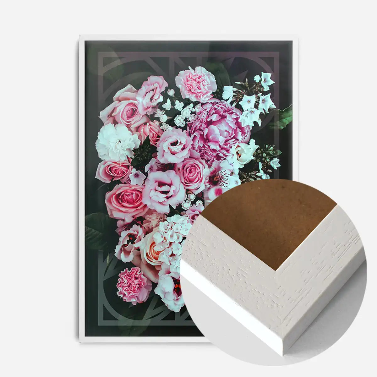 Roses Geometric Print