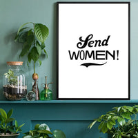 Send Women Quote Print