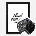 Black Ornate Frame