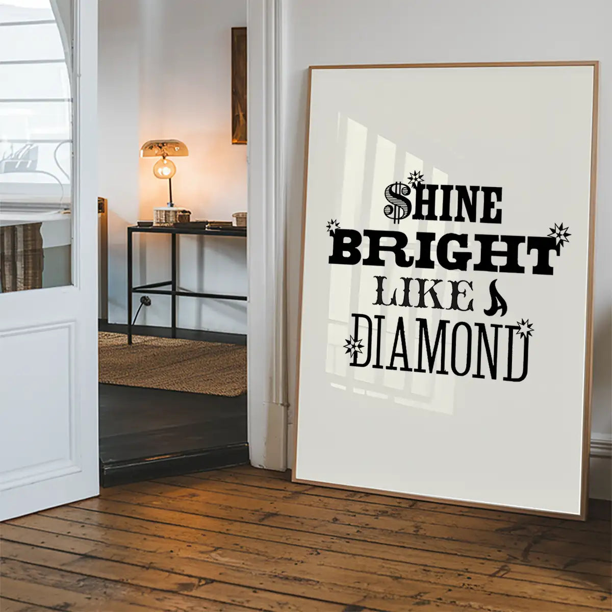 Shine Bright Quote Print
