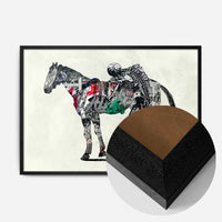 Skeleton And Horse Print
