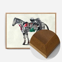 Skeleton And Horse Print