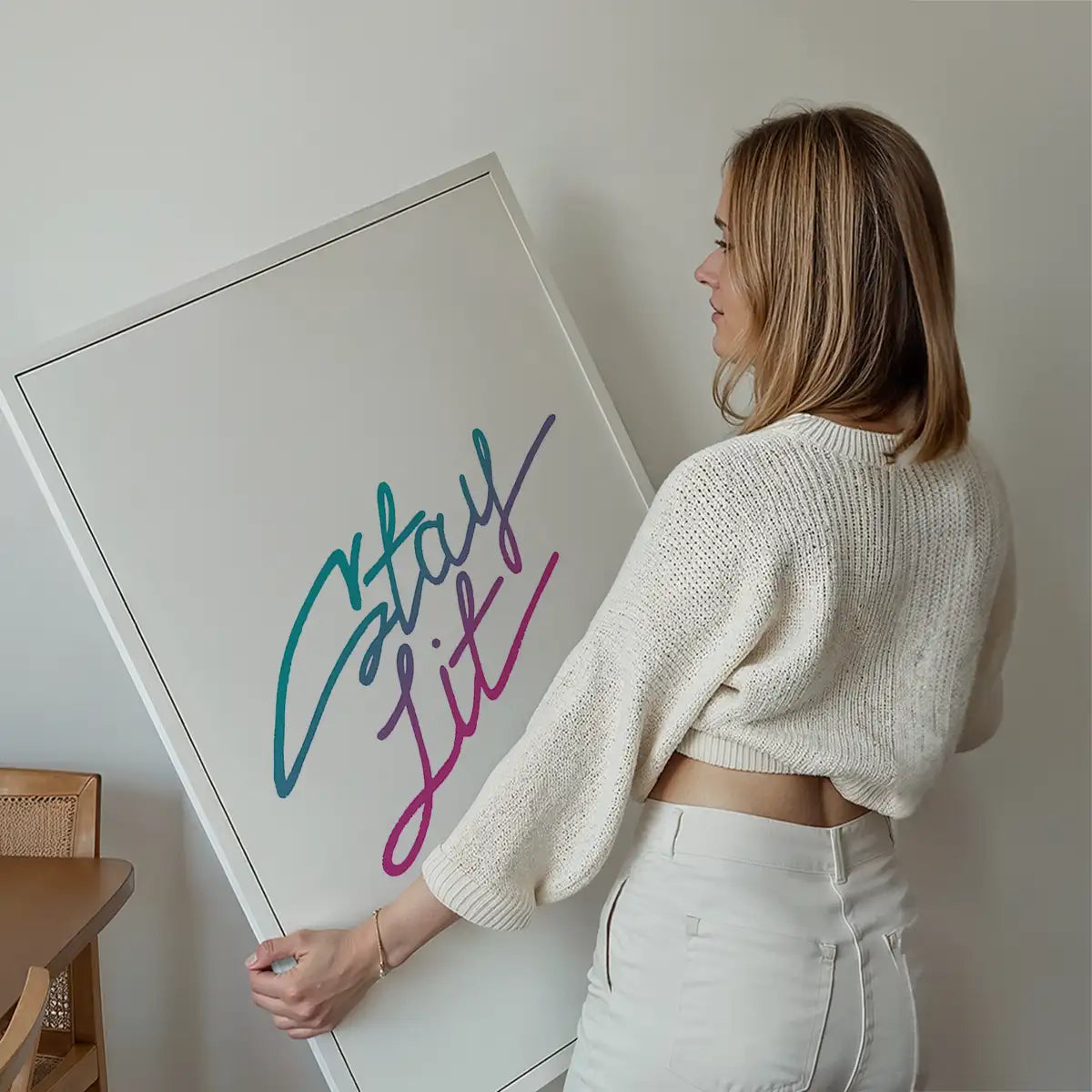 Stay Lit Quote Print