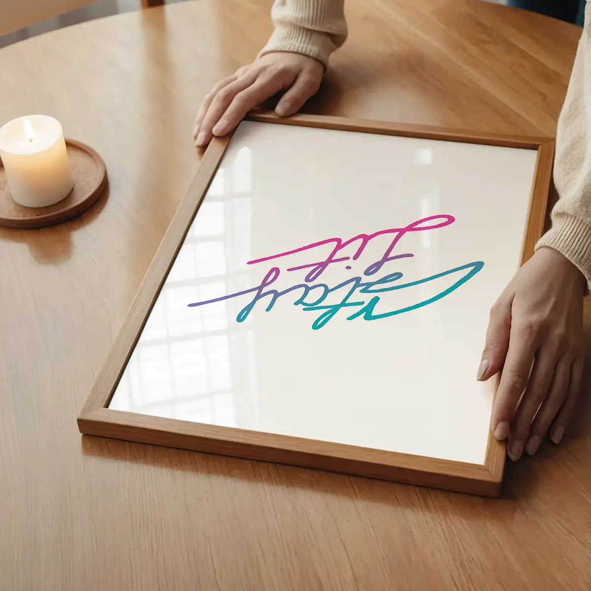 Stay Lit Quote Print