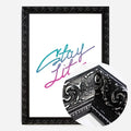 Black Ornate Frame