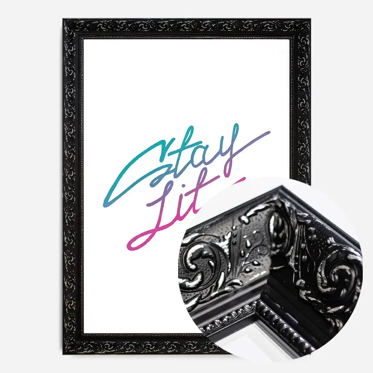Stay Lit Quote Print