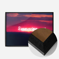 Sunrise Neon Landscape Print