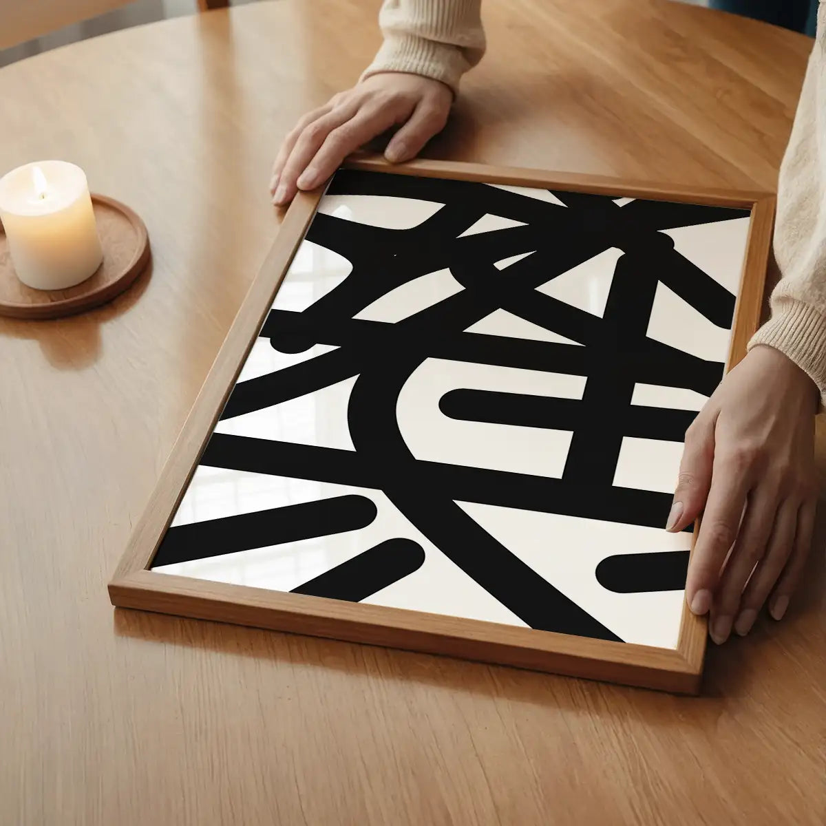 Tagged 3 Shapes Print
