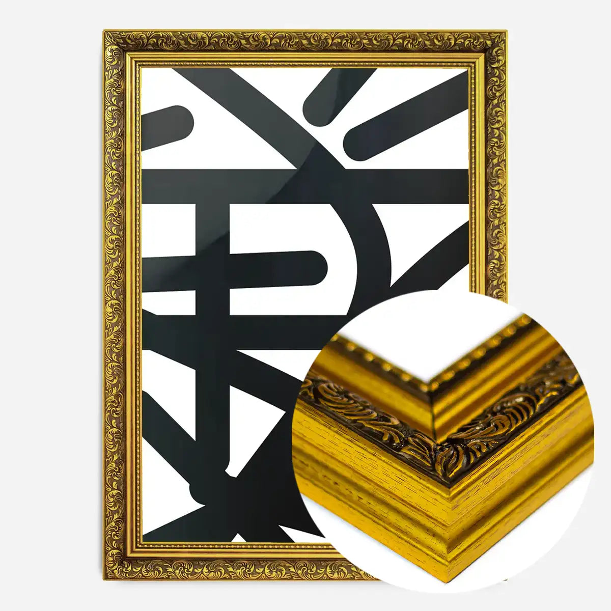 Tagged 3 Shapes Print