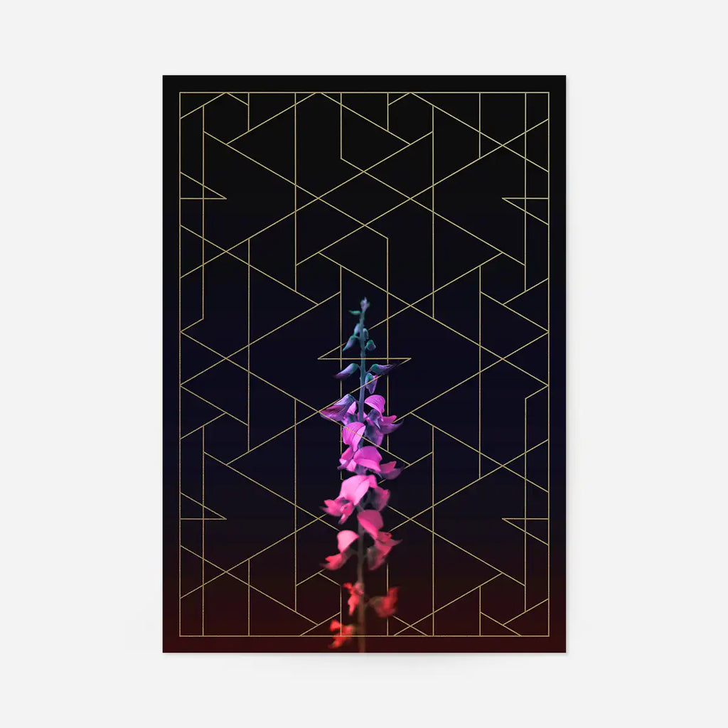 Tall Flower Print