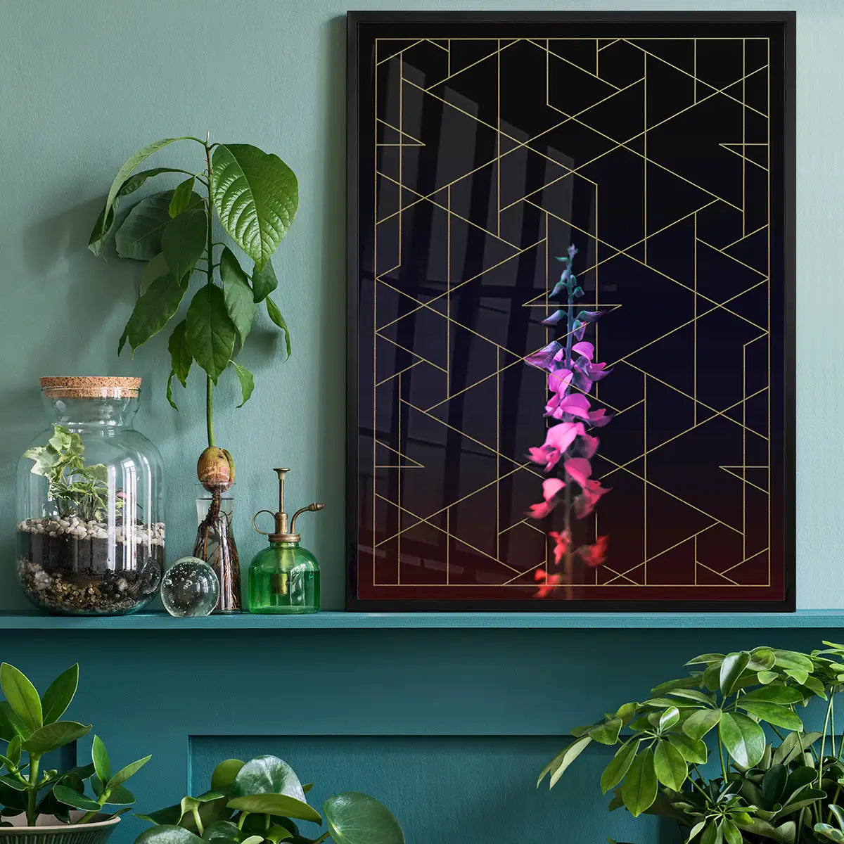 Tall Flower Print