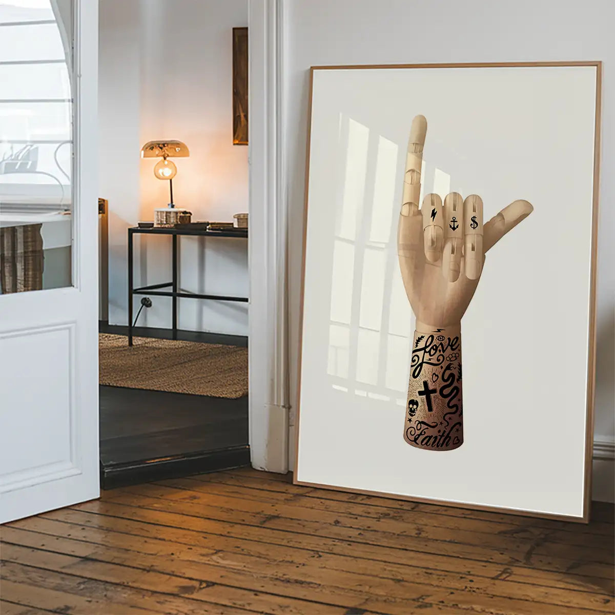 Tattoo Art Hand Print