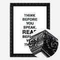 Black Ornate Frame